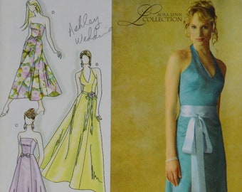 Simplicity 3784 Misses/'//Miss Petite Lined Evening Dresses Sewing Pattern