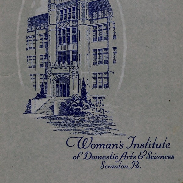 Woman's Institute of Domestic Arts & Sciences - Home Study Dress Making and Tailoring Course - 25 Instruction Books dated 1915-1923