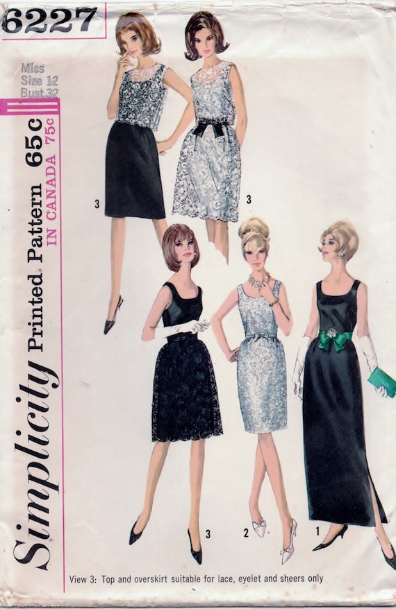 シンプリシティ 6227 - 特別な機会のドレス - カクテル、結婚式  