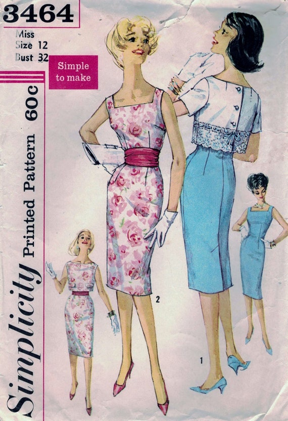 Simplicity 3464 Va Va Voom Bombshell Dress One Piece Dress Etsy New Zealand