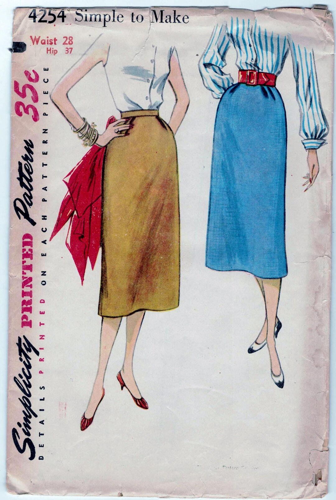 Simplicity 4243 Simplicity 4254 - Great Style and a Budget Saver - 1 Yard of Fabric ...