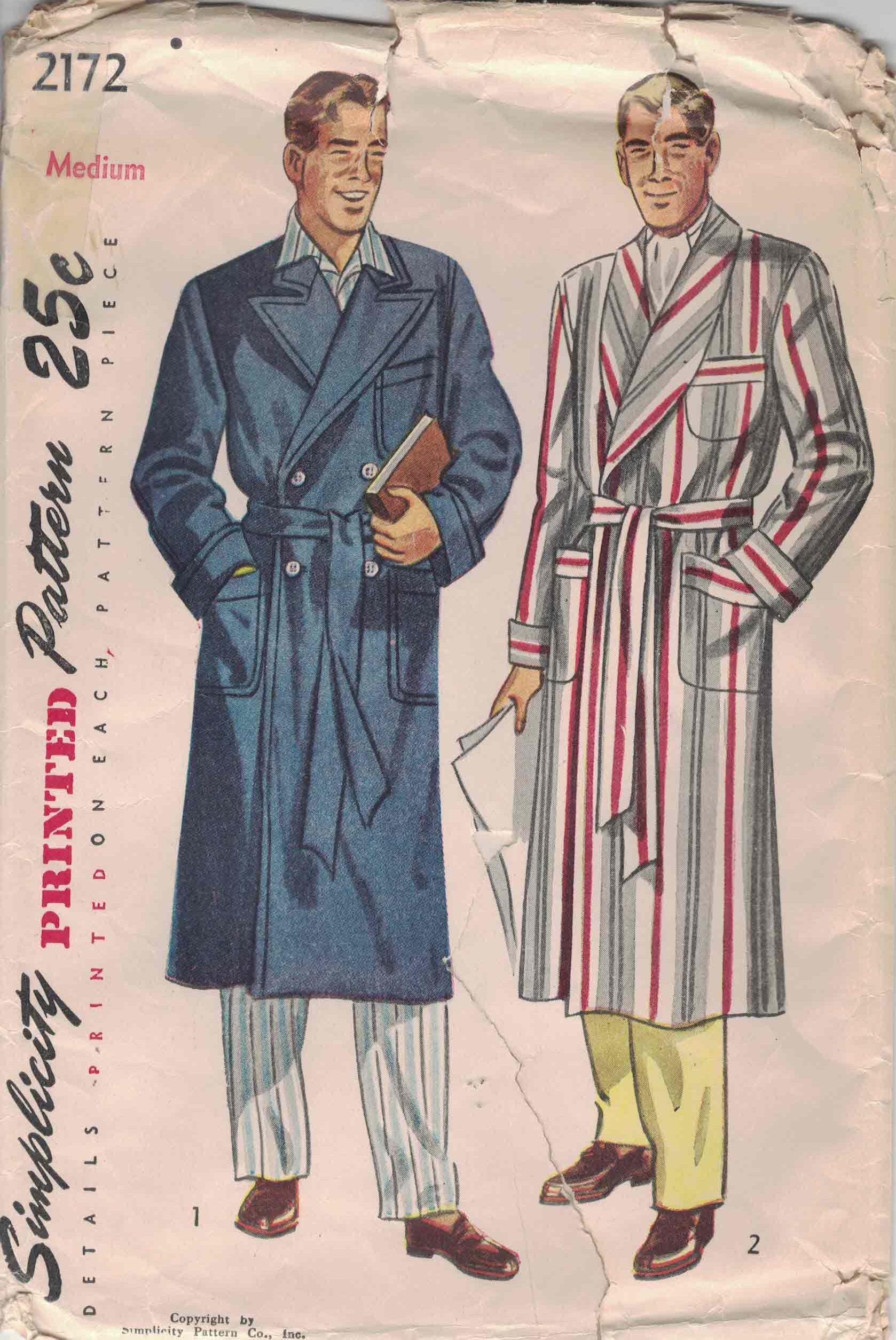 Vintage Mens Robe - Etsy