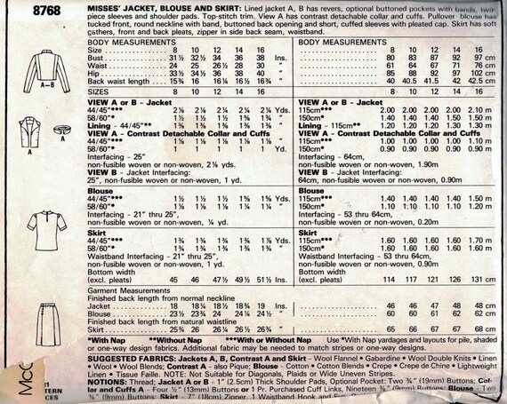 Mccall's 8768 A Hint of Classic Vintage in This Pattern. Chic