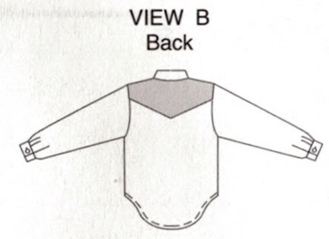 Kwik Nähen 2205 Misses gewebt Stoff westlichen Stil Shirts | Etsy