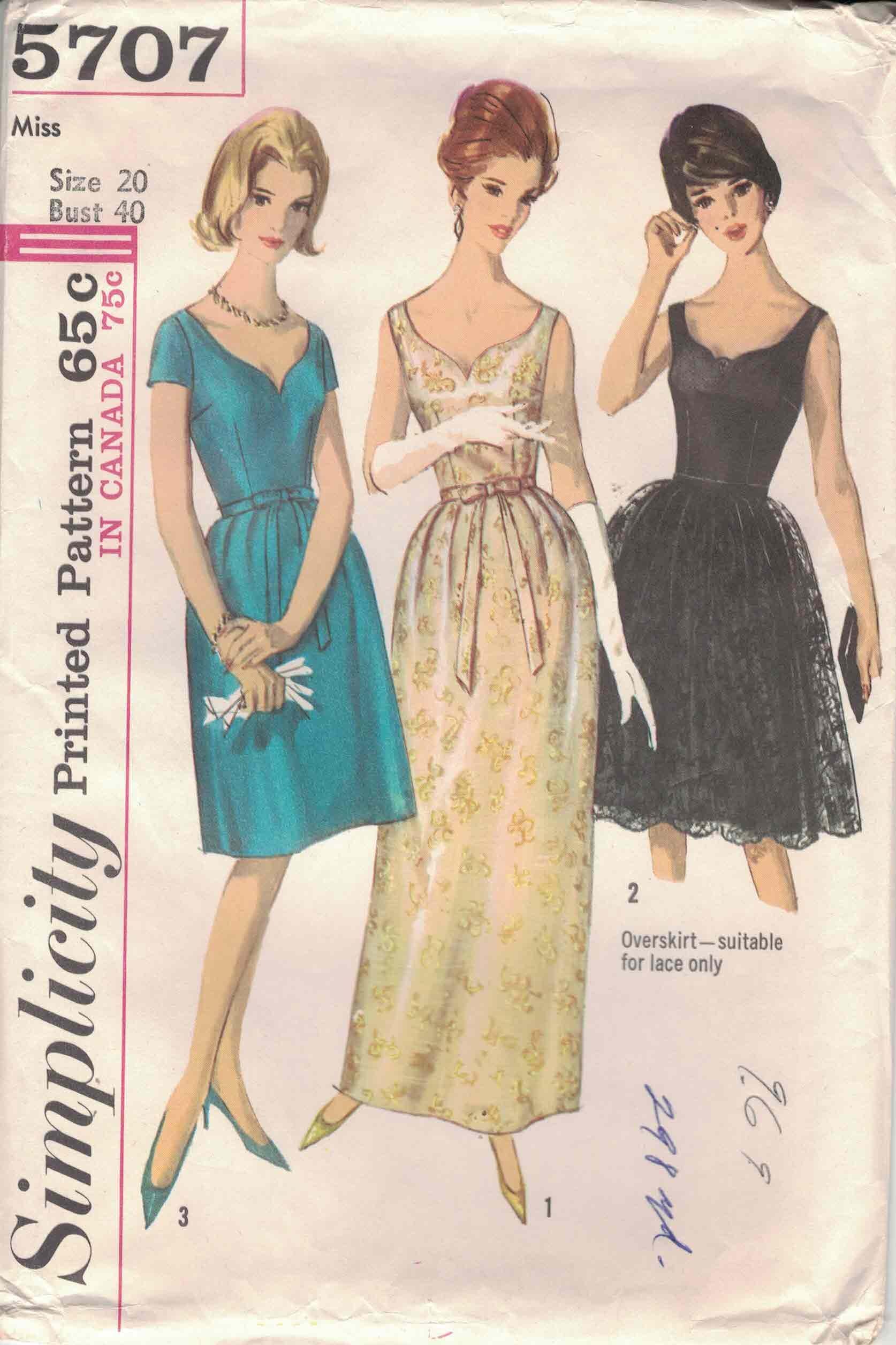1964 evening dresses Alexander by Daymor 1964S24 Dress main image 1
