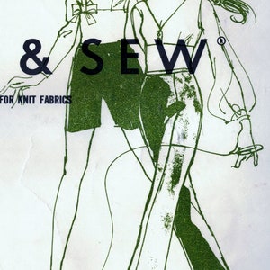 Stretch & Sew 700  1960&#39;s Ladies&#39; Slacks and Shorts, All in One Pattern 30-46. Used, Uncut and Complete.  1967