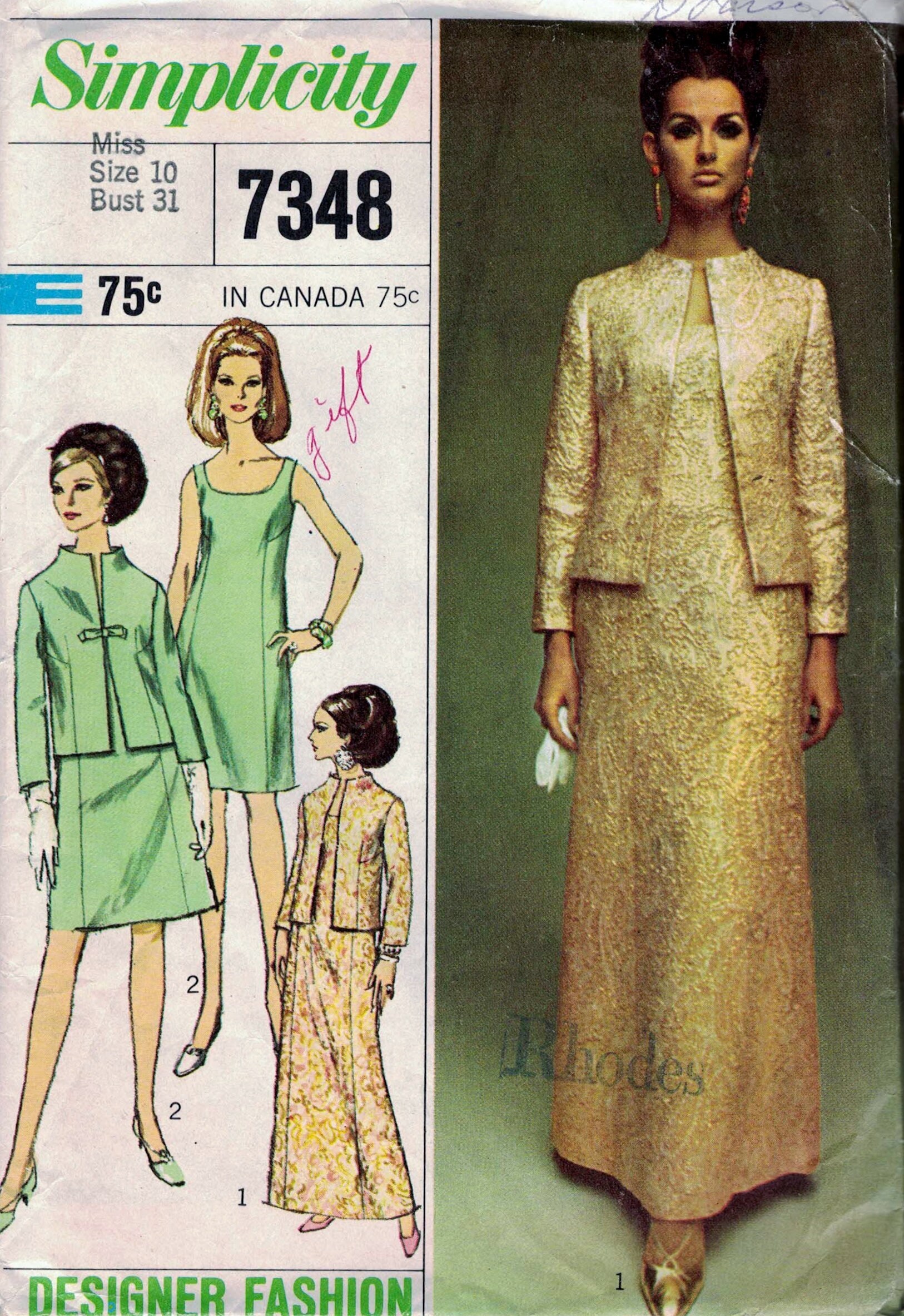 Simplicity 7348 -perfect Corporate Pattern; Meetings, Awards, Formal Events. Dress and Jacket - Size 10, Bust 31; Factory Folded. 1697 - Etsy Simplicity 7348 -perfect Corporate Pattern; Meetings, Awards, Formal Events. Dress and Jacket - Size 10, Bust 31; Factory Folded. 1697 - Etsy