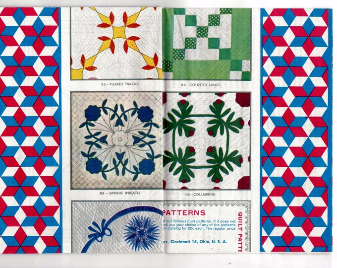 Spk Pattern Mountain Mist - Lonestar Quilt Pattern and Poster - Plus Advertising ...