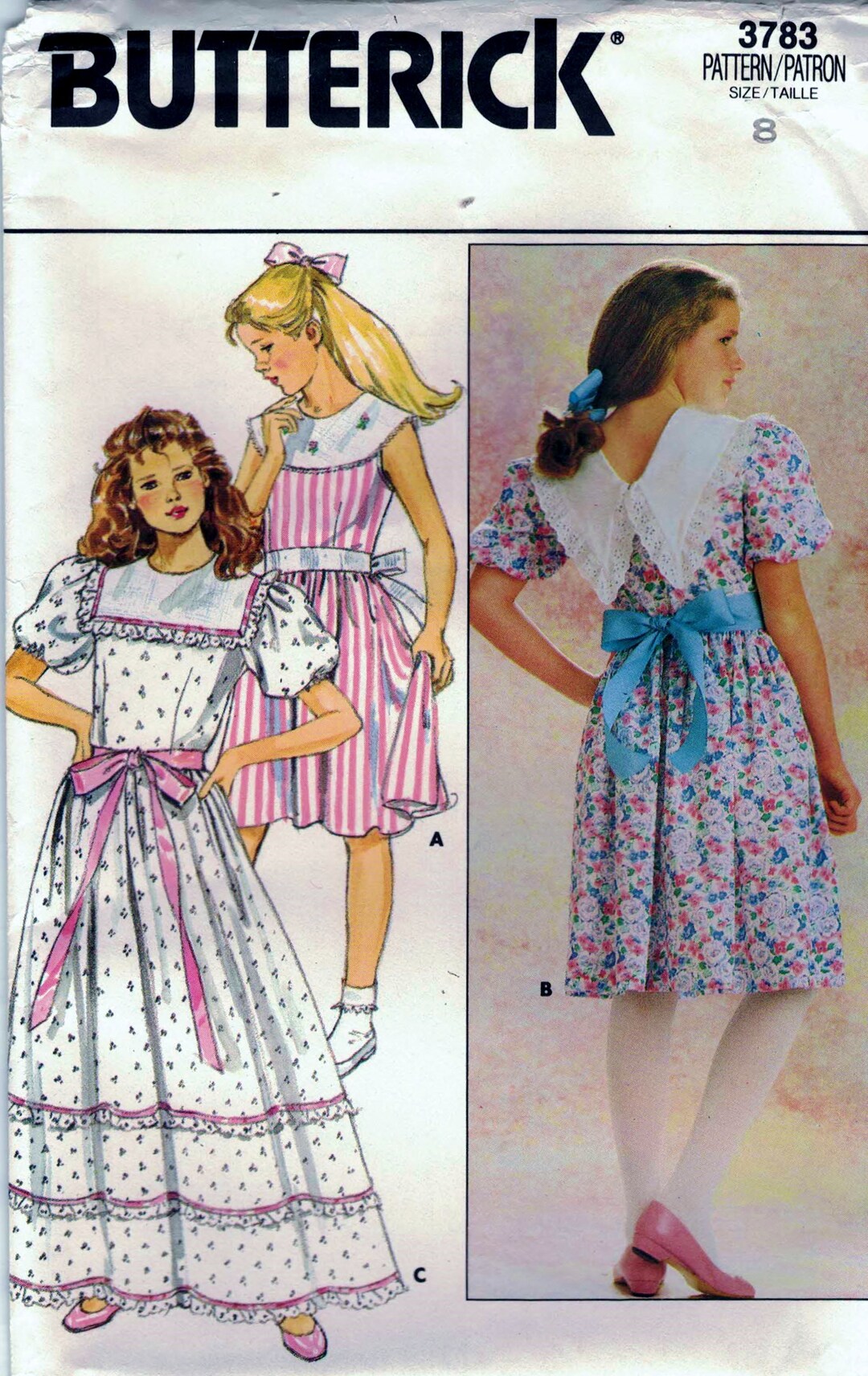 Butterick 3783 Giggles and Curls Ribbons and Bows. She's Etsy