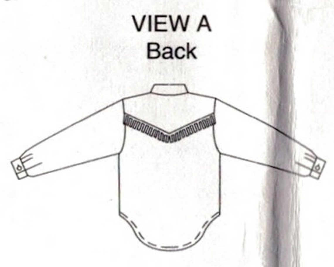 Kwik Nähen 2205 Misses gewebt Stoff westlichen Stil Shirts | Etsy