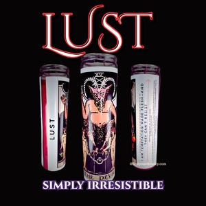 LUST TAROT KEY Manifestation Candle
