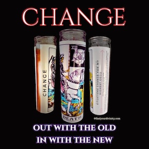 CHANGE TAROT KEY Manifestation Candle
