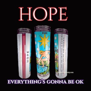 HOPE TAROT KEY Manifestation Candle
