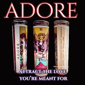 ADORE TAROT KEY Manifestation Candle