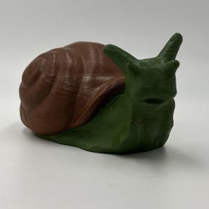 Snail Figurine For Your Garden, Add a Little Whimsy - 3D Printed - Hand Painted