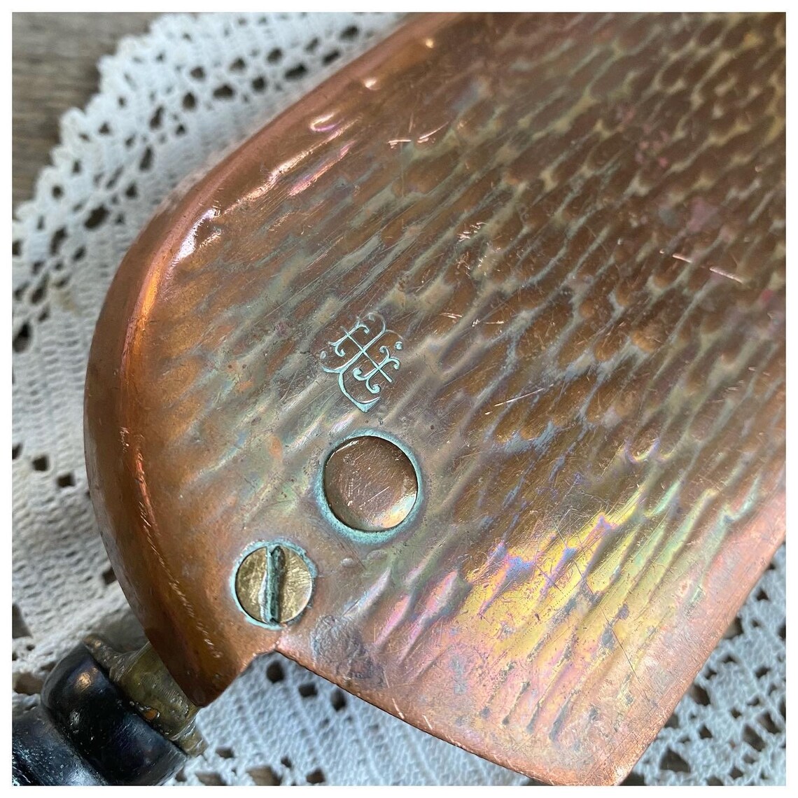 A beautiful vintage copper crumb tray Etsy