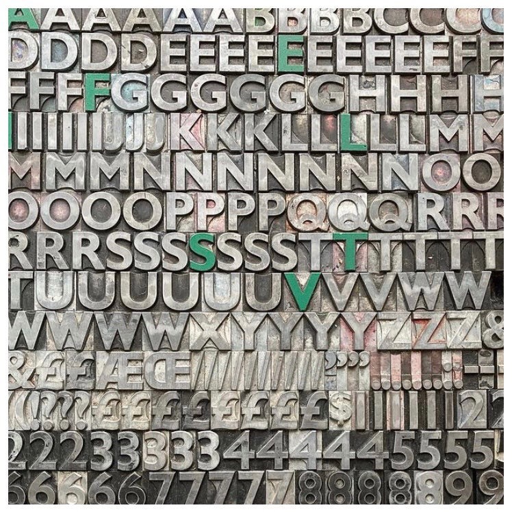 A Large Collection of Original Vintage Metal Printing Letters Etsy UK
