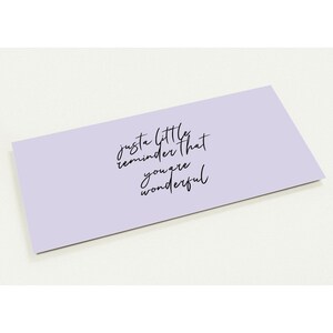 piccole carte promemoria
