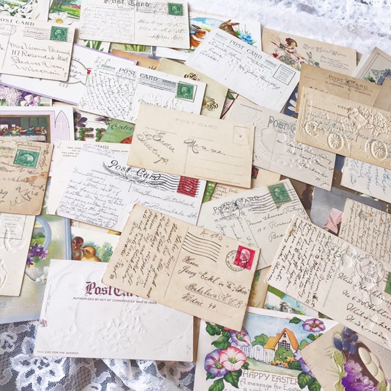 Vintage Eater Postcards, Random Lot, Choose Quantity, Antique Postcards ...