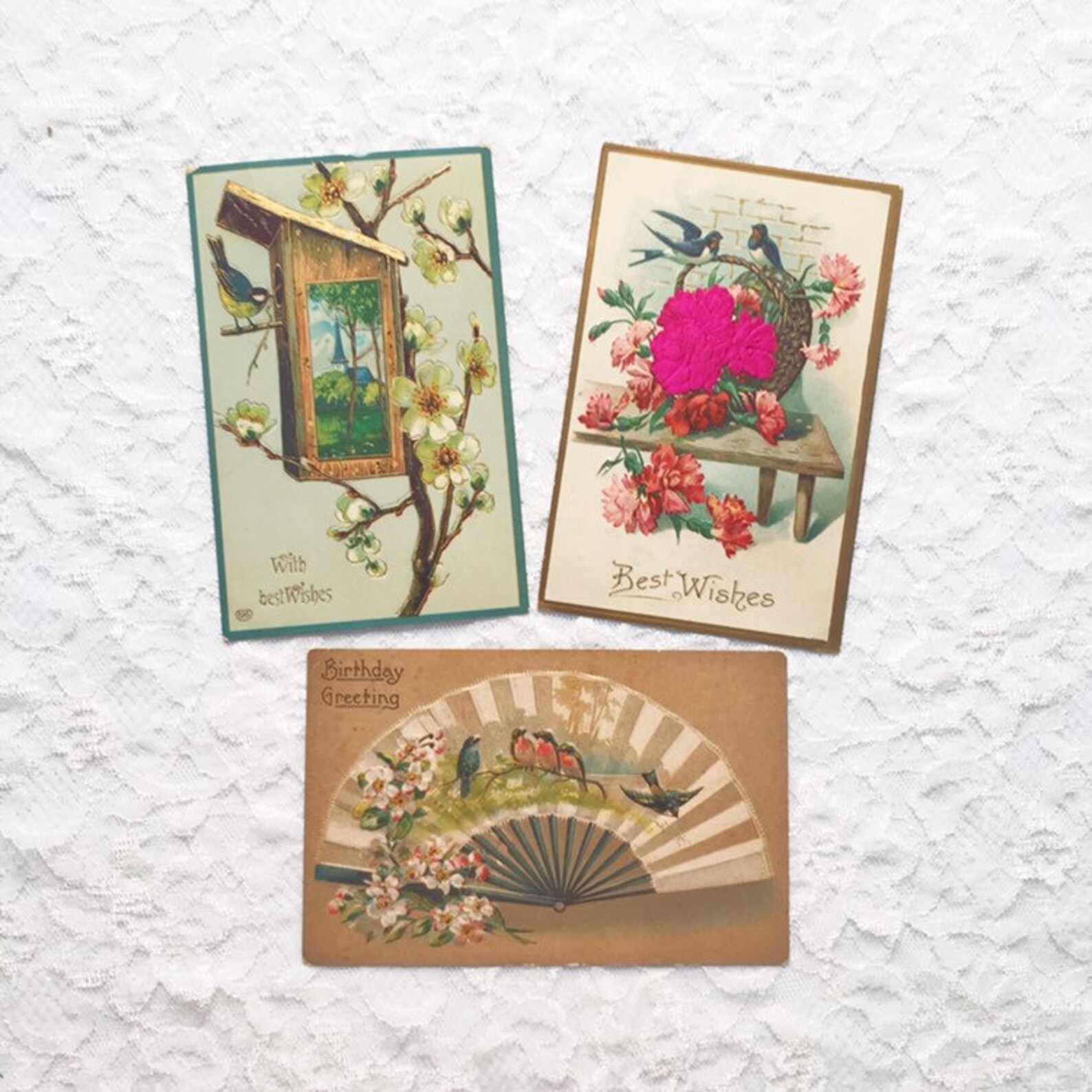 Ensemble de carte postale vintage cartes postales antiques Etsy