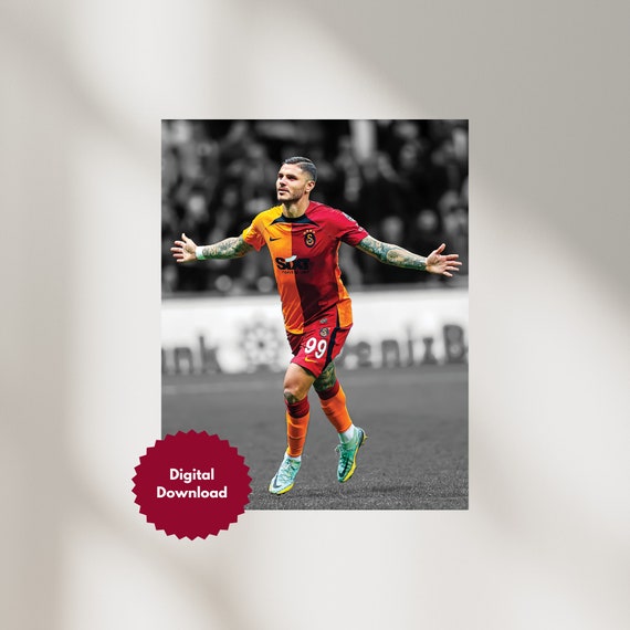 Buy Mauro Icardi, Galatasaray, Football Print, Football Poster