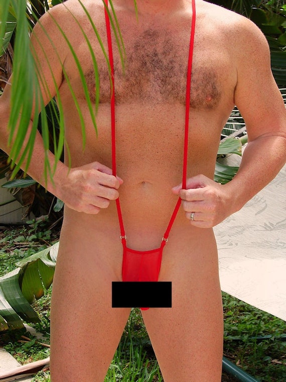 Mens sling cheap bathing suit