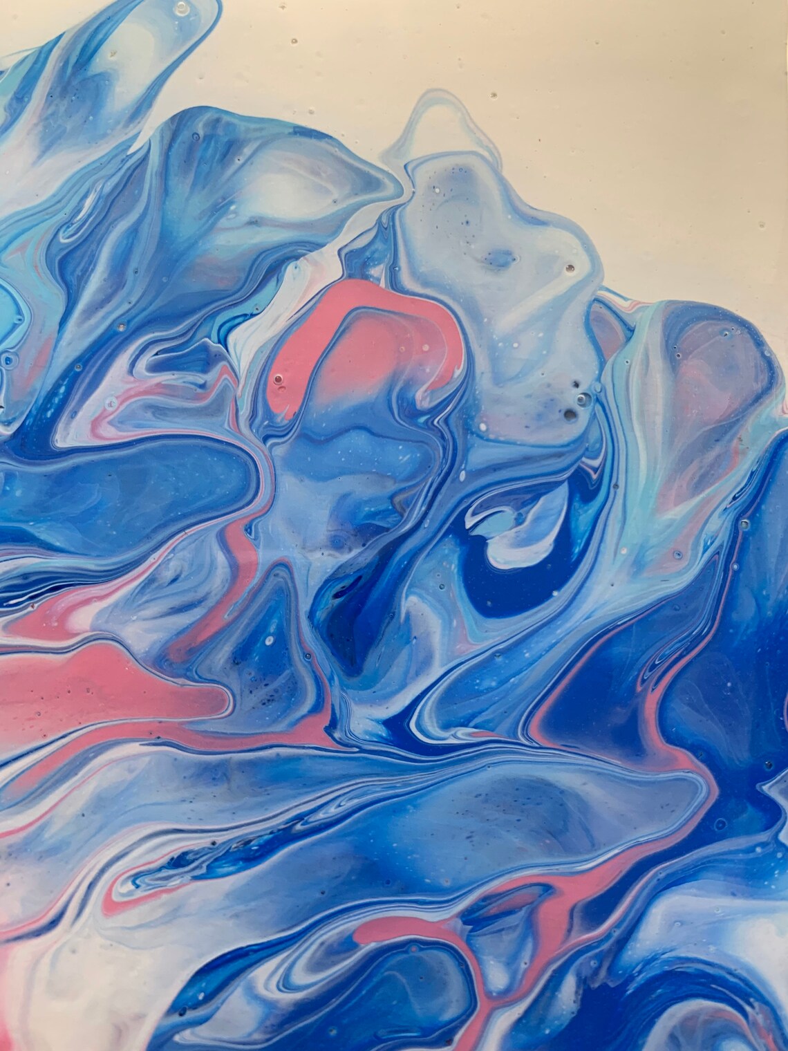 Morning Mist Resin & Acrylic Paint Pour Etsy