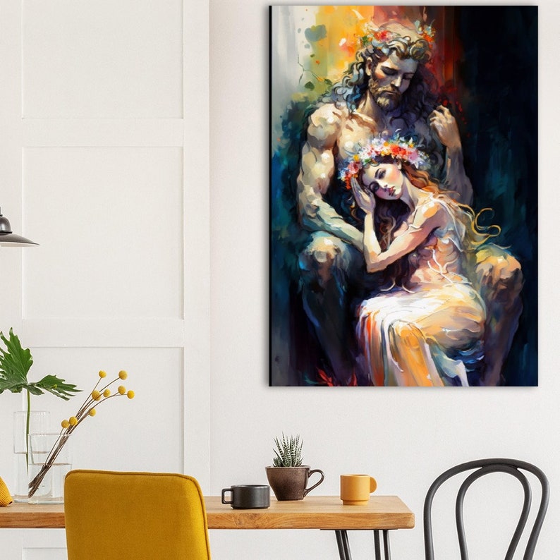 Hades and Persephone Queen of the Underworld,persephone Art, Wall Decor, Wall Art, Office Wall