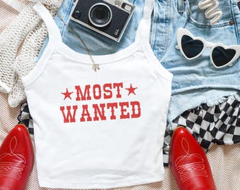 Western Graphic Tank Top or Baby Tee: Cowboy Shirt, Country Style