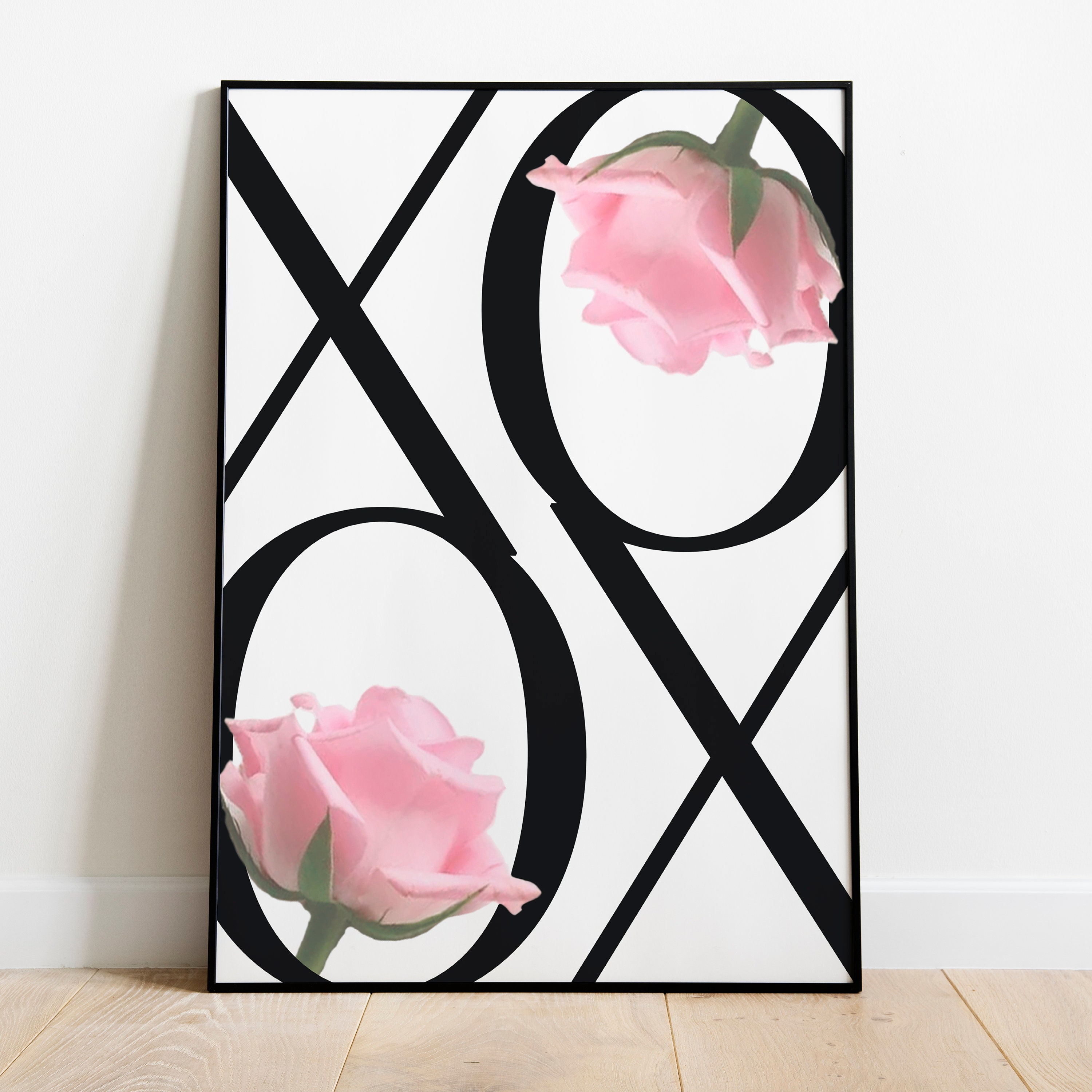 XOXO Black and White Modern Print Fashion Wall Art Home & Etsy