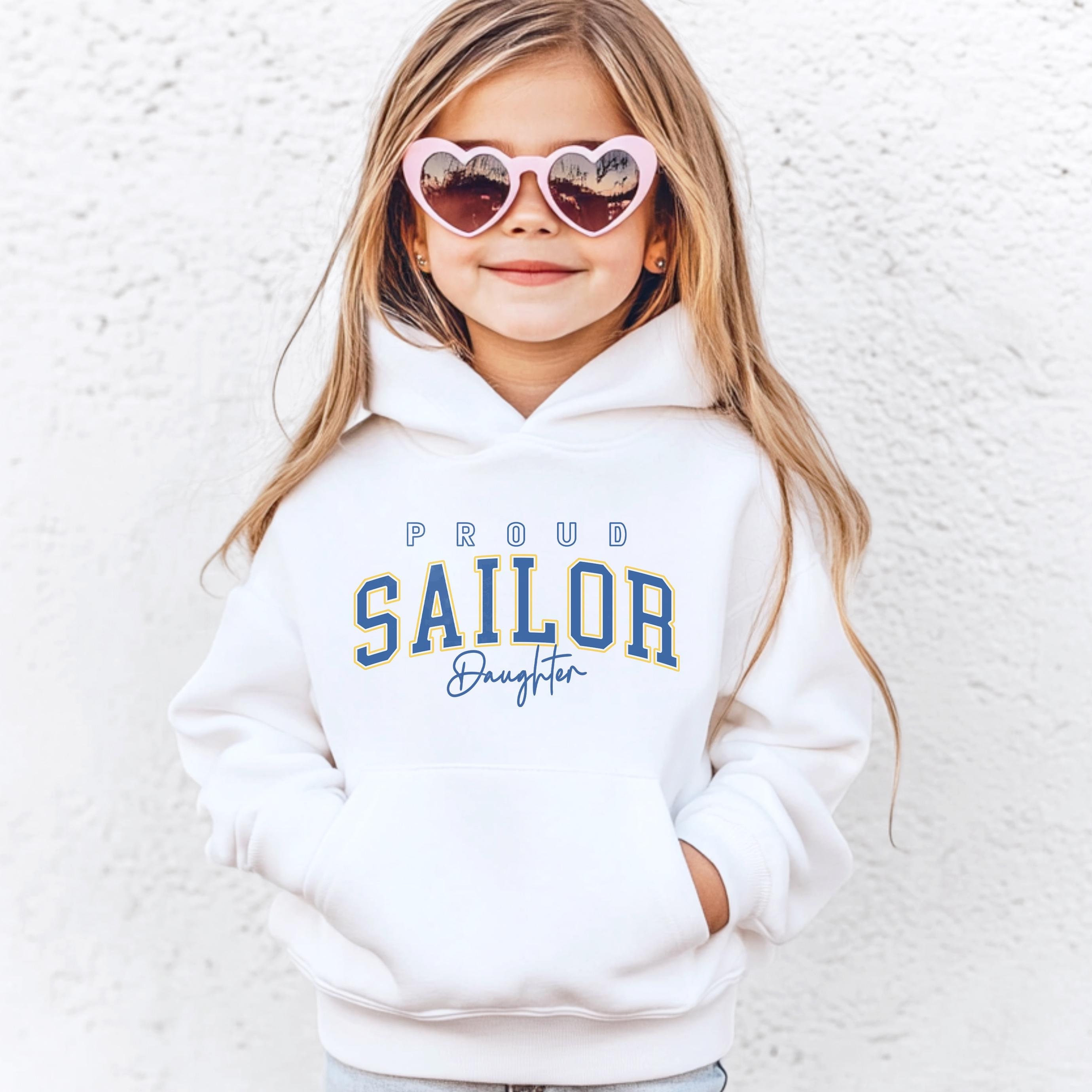 Youth US Navy Custom Crewneck, Sailor Family Shirts, Navy Gifts, Military Sister, Navy Son Gift, Gift For Her