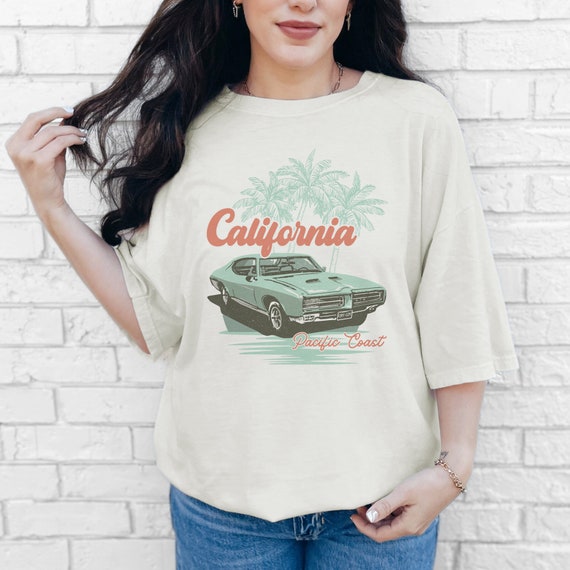 California Vintage T Shirt Summer Shirts Oversized Tshirt - Etsy