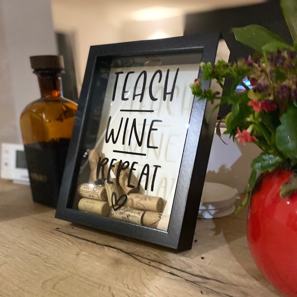 Cadre décoratif pour bouchons de vin