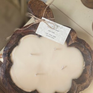 Pumpkin Large Dough Bowl Candle