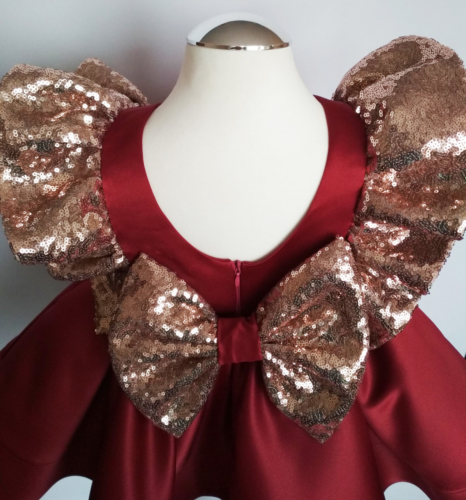 Rose gold flower girl dress Burgundy flower girl dress toddler Etsy