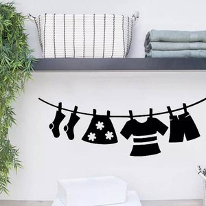 laundry room decal