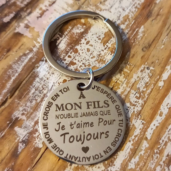 Porte-clefs   à mon fils