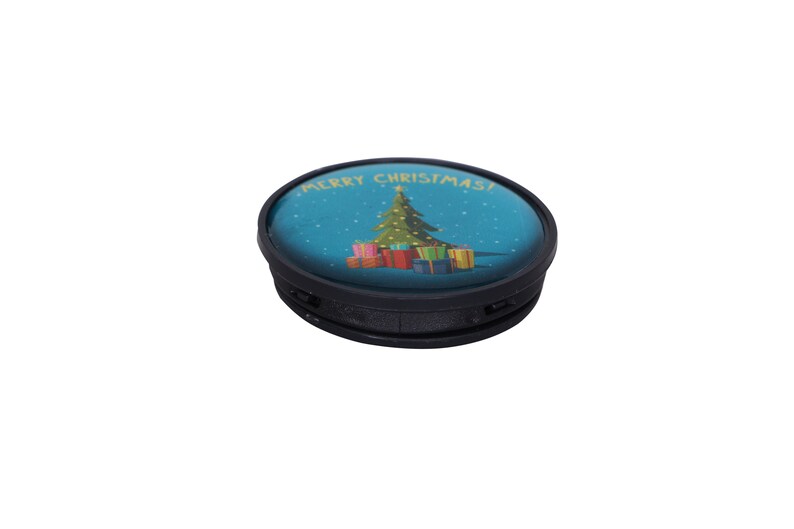 Phone Grip Collapsible Stand Holder Mount Santa Reindeer Snowman Elf Christmas