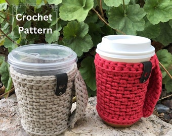 Cozy Pattern | Crochet Cozy | Drink Sleeve | Handle My Cozy