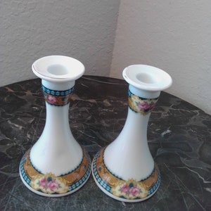 Victoria 1918 to 1939 Czechoslovakia candlesticks