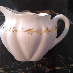 Elegance Shelley Bone China England mini creamer sugar bowl