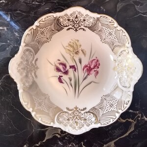 Vintage Winterling Scalloped Edges Gold Trim 1950-90s Bavaria Serving Platter