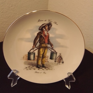 Bavaria Germany Bareuther Waldsassen Metiers du Vieux Paris (jobs of Old Paris) Souvenir plate