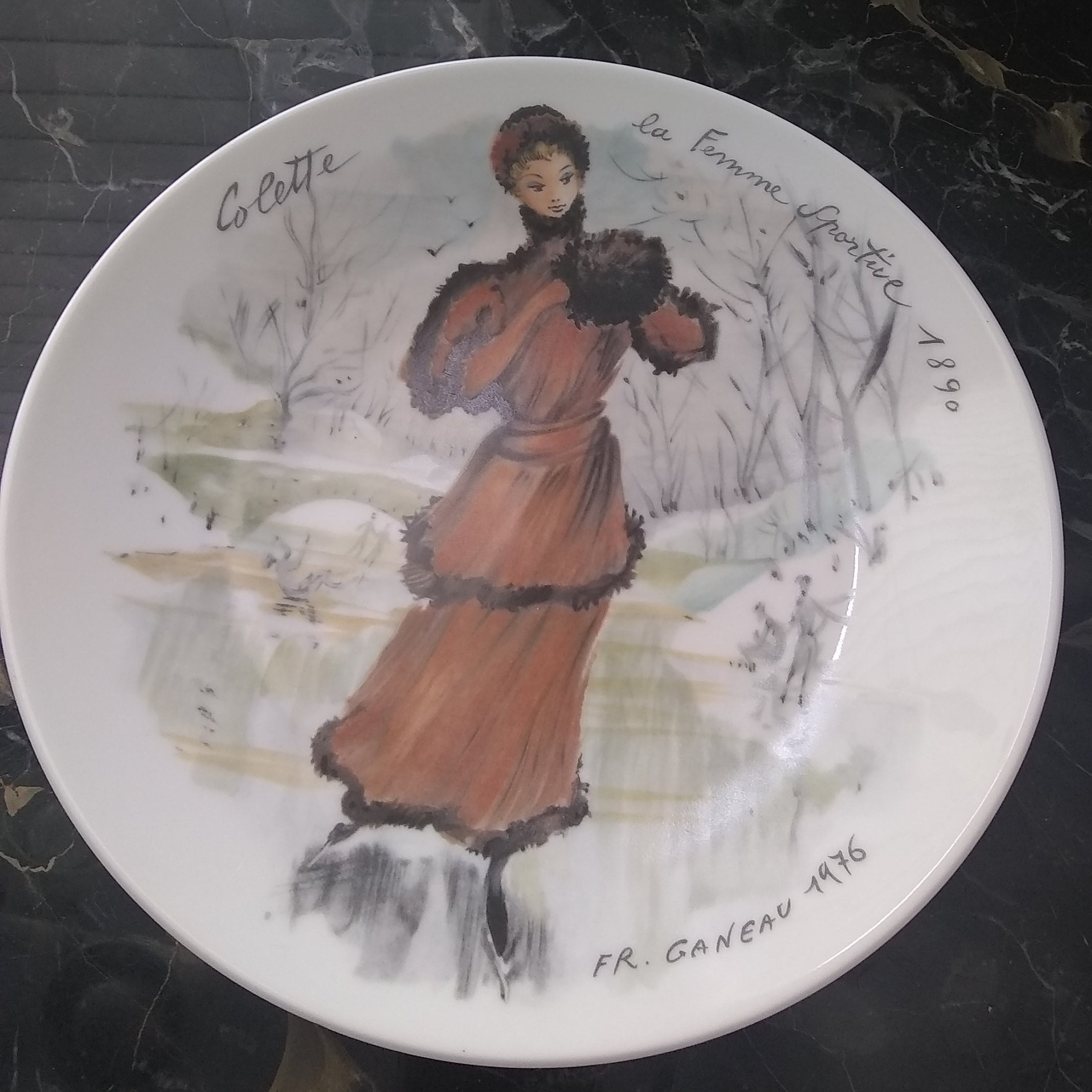 LIMOGES 陶器トリオ18点 Henri D'Arceau-Limoges VINTAGE D'ARCEAU LIMOGES ASSIETTE HENRI D'ARCEAUL FILS FRANCE