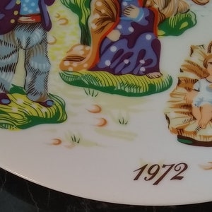 Royal Limoges France Noel The Nativity 1972 Plate