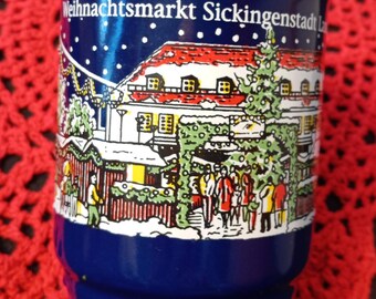 Weihnachtsmarkt Sickimhstadt Landstuhl Christmas mug Cobalt color