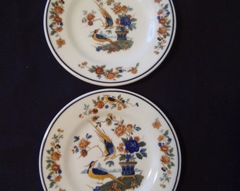 Lamberton fine china Scammell Pheasant dessert plates