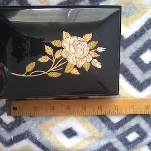 Sorrento A.Gargiulo & Jannuzzi Italy Inlaid Wood Music Box Jewelry box image 3