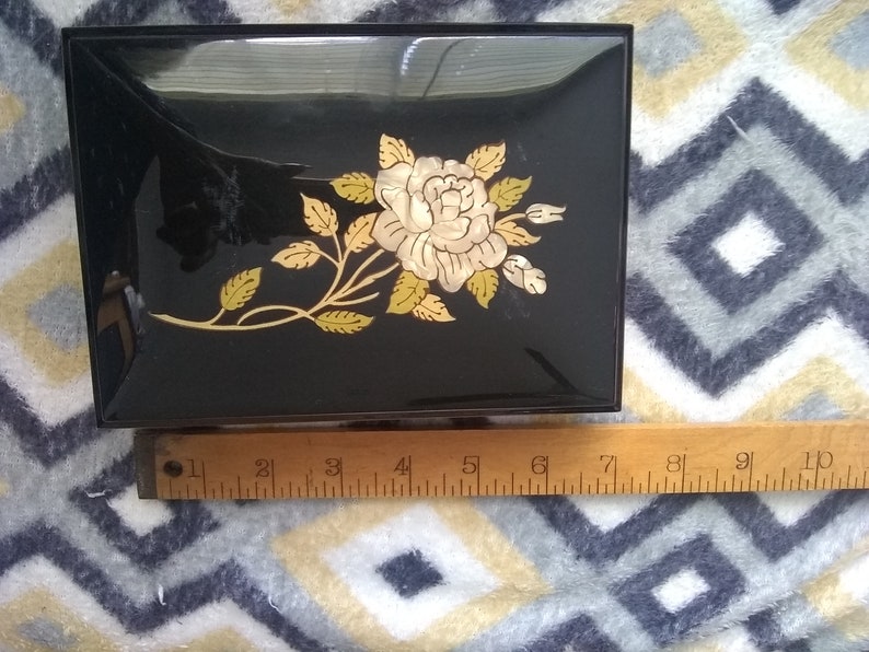 Sorrento A.Gargiulo & Jannuzzi Italy Inlaid Wood Music Box Jewelry box image 3