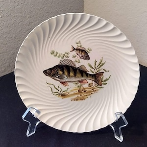 Burleigh Ware Burgess and Leigh Ltd Burslem England Ironstone Fish Plate